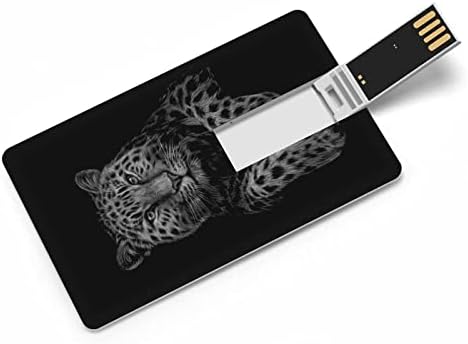 דיוקן נמר שחור לבן דיוקן פלאש כונן USB 2.0 32G & 64G כרטיס זיכרון נייד לנייד למחשב/מחשב נייד