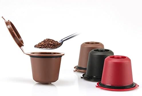 למילוי חוזר תרמילי עבור נספרסו מקורי קו קפה מכונה, לשימוש חוזר כמוסות כוסות-חבילה של 2