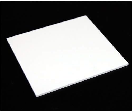 תוכים מנצנצים DIY4U אקריליק 2 ממ פרספקס גיליונות חלב אטומים, 12 x 18, לבן