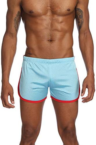 מכנסיים קצרים מצוידים לגברים של UXH חדר כושר אימון גוף מפעיל מכנסי הרמה הדוקים