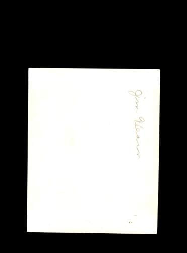 ג'ים הרן חתום וינטג 'משנת 1950 מקורי 5x4 חתימת תמונות ניו יורק ענקים