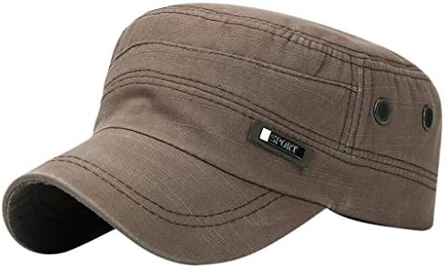יוניסקס שטוח כובע אופנה צבאי סגנון שטוח כובע בציר צוער כובעי בייסבול כובע ספורט שמש כובע
