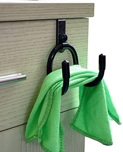 מעל ארון דלת מגבת מחזיק בר מגבת קולב לולאה טבעת-נגד החלקה-מתאים 0.75 או 1 - עם סגנון