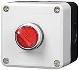תיבת בקרה של Eksil עם מתג כפתור אור 24V/220V עם כפתור עצירת חירום איפוס עצמי מתג תעשייתי קופסה אטומה