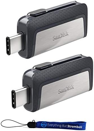 Sandisk Ultra 256GB Dual Drive USB Type-C עם הכל מלבד שרוך סטרומבולי