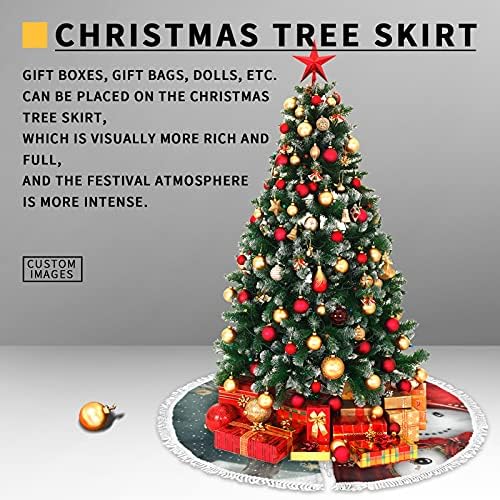 חצאיות עץ חג המולד של ליל כל הקדושים ColorAnimal Pumkpkin, עץ חג המולד, קטיפה נעימה עץ חג המולד רך לקישוט למסיבת