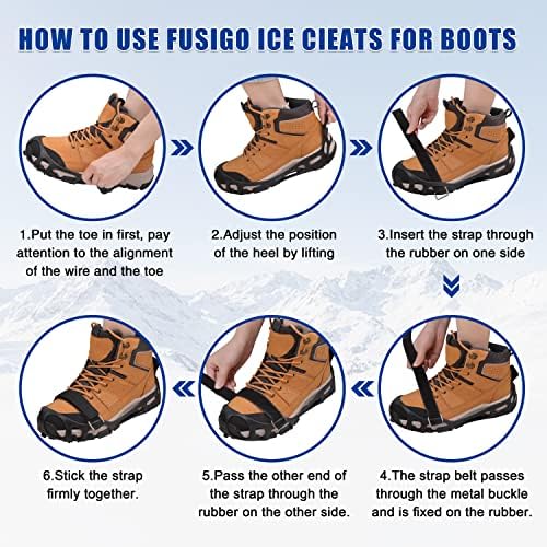 סוטי קרח משיכת שלג סוליות סוודרים להליכה על שלג וקרח 24 סרגל פלדה למגפיים נעליים גברים נשים ילדים
