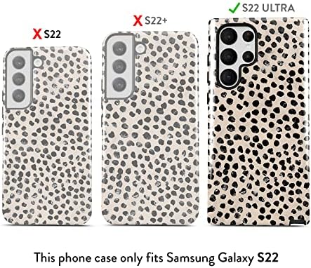 Burga Cellular_Phone_CACE תואם ל- Samsung Galaxy S22 Ultra, סיליקון, הגנה על חובה כבדה, רזה התאמה, תואם