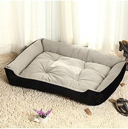 מחצלת כלבים קטיפה 1 - שמיכות כלבים לכלבים גדולים - פליס חם רחיץ מיטת כרית כרית רכה ביתי ציוד
