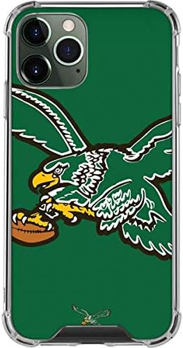 נרתיק טלפון שקוף תואם לאייפון 12 פרו-רישיון רשמי של פילדלפיה איגלס עיצוב לוגו רטרו