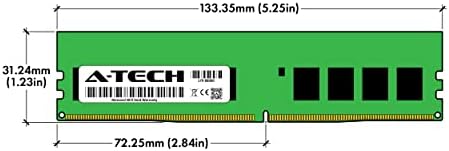 החלפת A-Tech 16GB ל- Dell 370-AEKL-DDR4 2666MHz PC4-21300 ECC UDIMM 2RX8 1.2V-שרת יחיד מקל זיכרון RAM