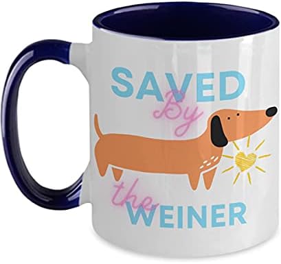 קפה ספל נשמר על ידי ויינר כלב טוב חיים הצלת משרד כוס
