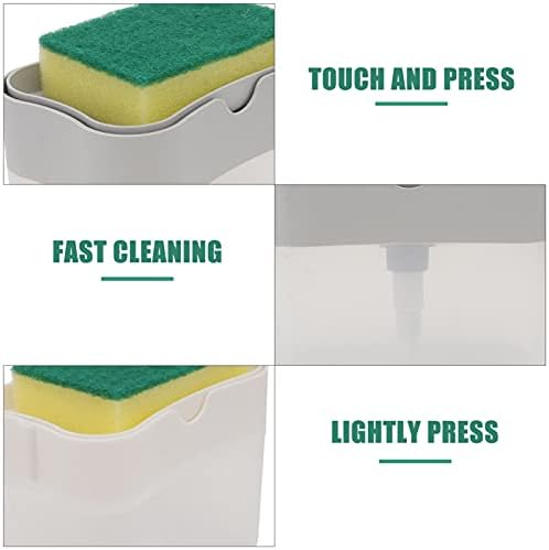 קבילוק 4 סטים מגבונים ומקרים לדחוף ספוג ארגונית סבון שטיפת כלים כיור נקי ביתי נושא כלים אספקת יד