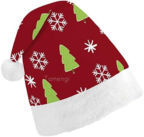 חג המולד סנטה כובע, החג שמח חג המולד חג כובע למבוגרים, יוניסקס נוחות חג המולד כובעי לשנה חדשה חגיגי תלבושות חג