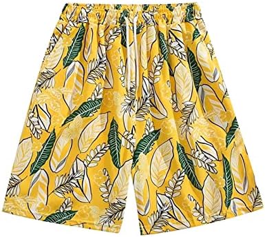 מכנסי לוח BMISEGM לגברים שוחים טרנד קיץ מודפס מהיר של מכנסיים קצרים ומכנסי חוף