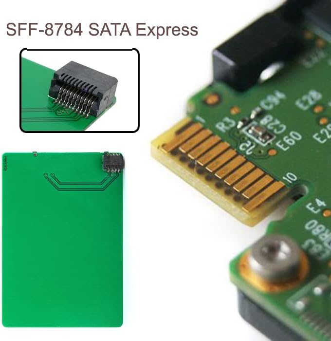Chenyang SFF-8784 SATA Express ל SATA כרטיסי PCBA עבור דיסק קשיח אולטרה-סלוליים SSD WD5000MPCK WD5000M22K WD5000M21K