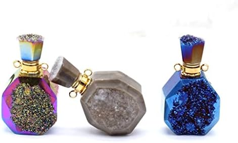 Opwele תליוני בקבוק בושם טבעי מפזר שמן אתרי קסמי בקבוקון לייצור תכשיטים מתנות נשים