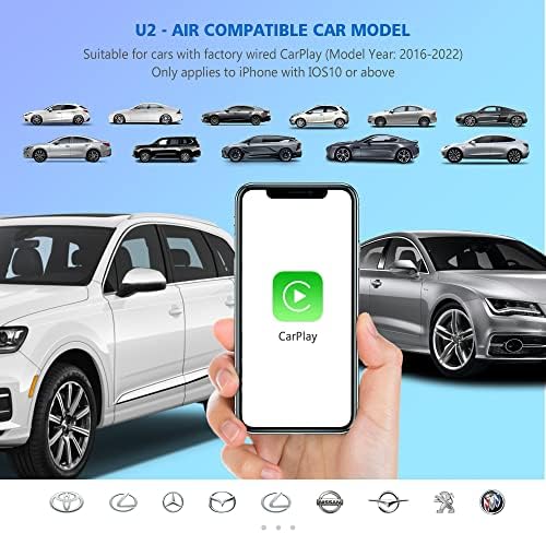 CARPLAY מתאם אלחוטי OTTOCAST U2-AIR-2023 מהירות מהירה ביותר Apple CarPlay מתאם אלחוטי למכוניות