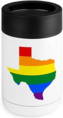 טקסס גאווה גאווה מגניבה יותר כוס נירוסטה מבודדת פחית מקרר מחזיק כוס עם מכסים לנשים מתנות גברים