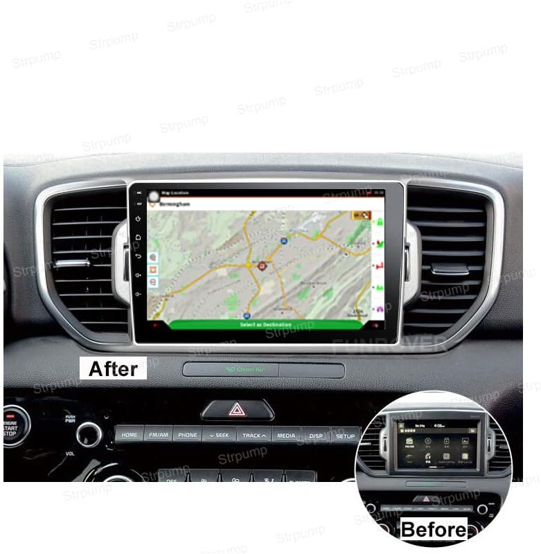 9 '' 4+64 ג'יגה -בייט אנדרואיד 10 בסטריאו לרכב מקף מתאים לשנת 17 18 19 KIA KX5 Sportage GPS יחידת