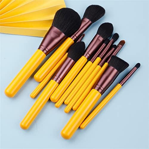IRDFWH סדרה צהובה 11 יחידות שיער שיער סינטטי-פנים-פנים ועין קוסמטית עט-מלאכותית