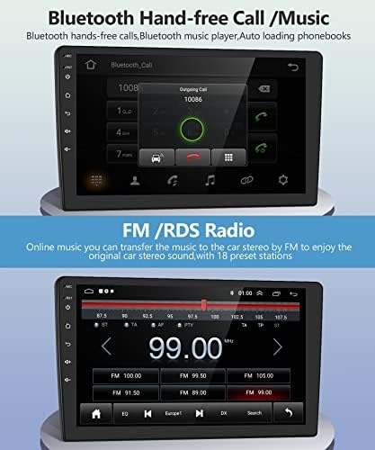 אנדרואיד רכב רדיו עבור טויוטה רב4 2013-2019, 10.1 אינץ מגע מסך רכב סטריאו עם ג ' י. פי. אס