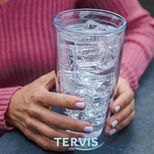 טרוויס קריאטיבינגריד - אאורה מבודד כוס פלסטיק 24 עוז ברור