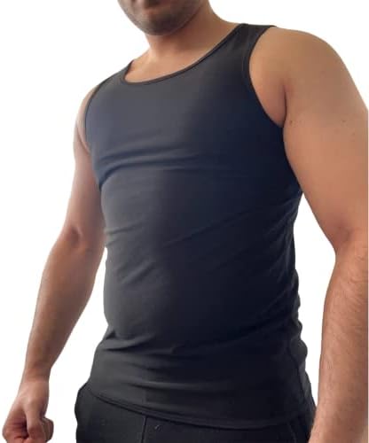 טנק דחיסה של חדר כושר חם גופיית סאונה חולצת זיעה לגברים, מעצבים, ירידה במשקל