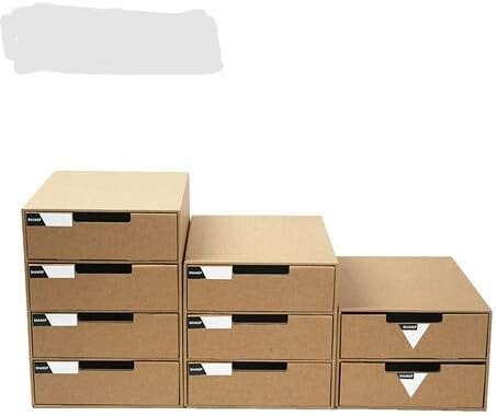 קופסאות אחסון Anncus & פחים A4 קופסא אחסון שולחן עבודה נייר מארגן אחסון מארגן ארגון קיפול ארון אחסון