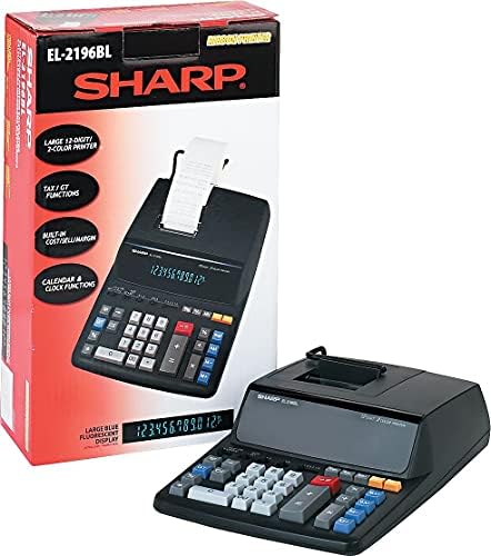 Sharp EL2196BL EL2196BL מחשבון הדפסה דו צבעי דו-צבעי