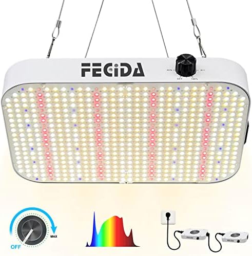 FECIDA DIMBALLABLE 1000W LED LED צמיחה אור, UV-IR כלול ספקטרום מלא LED LED צמיחה אור אוהל עבור 2x2 3x3 2x4
