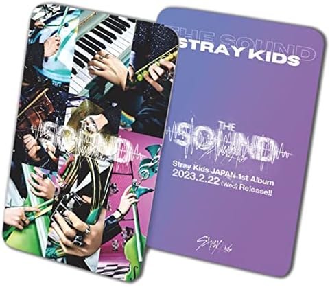 Stray Kids The Sound 55 PCS Photocards אלבום חדש kpop סחורה לומו כרטיסים מתנה למעריצים, מסיבה, קישוט, ימי