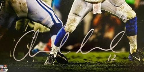 אינדיאנאפוליס קולטס אנדרו מזל חתום 16x20 צילום le 8/25 קנאים פאניני הולו - תמונות NFL עם חתימה