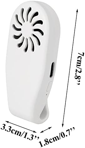 Giligege מאוורר לשימוש חוזר נייד לקליפ פנים בקיץ ספורט לביש קירור אוויר מסנן אוויר USB פליטה אישי
