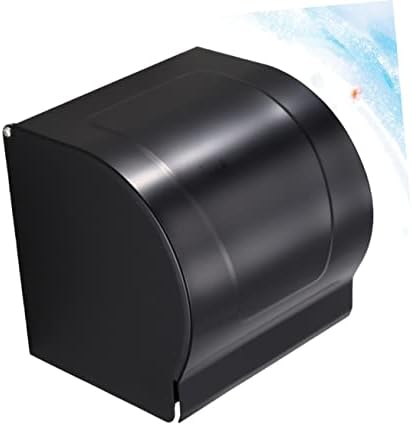 Zerodeko גליל שחור מדפים תלויים שחור קופסת טואלט רגל טואלט אחסון אחסון טואלט מחזיק טואלט נייר