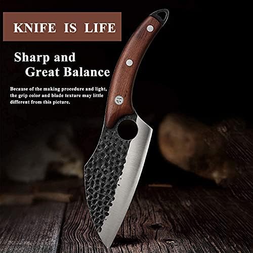 יד מזויף סרבי שף סכין קצבי סכין גבוהה פחמן קליבר סכין סכיני מטבח