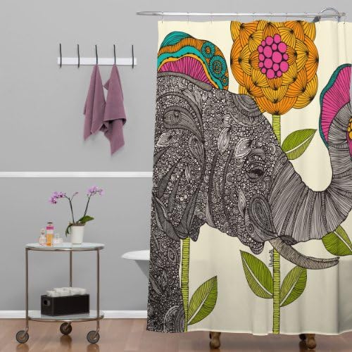 דחייה בעיצוב ולנטינה ראמוס אהרון וילון מקלחת, 69 x 72