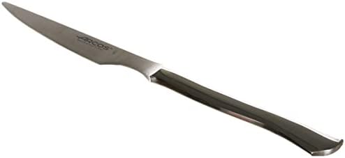 ארקוס 6 סט סכין סטייק חתיכה 4,3 אינץ. כיס סכין חבילה עם חלק קצה לחיתוך ופילה בשר. מונובלוק נירוסטה להב