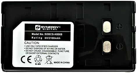 Synergy סוללת מצלמת וידיאו דיגיטלית, התואמת ל- RCA Pro808 מצלמת וידיאו, קיבולת גבוהה במיוחד, החלפה