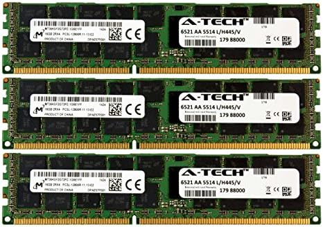 ערכת A-Tech Micron 128GB 8x 16GB PC3-12800 1.35V עבור Dell Powerged R820 A2626093 R910 T410 R415