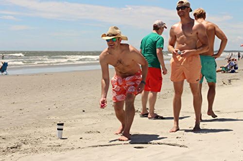 סט טידאלבול / משחק החוף של אמריקה / אביזרי חוף אולטימטיביים וחוף חובה, משחקי חוף לזרוק בחוץ למבוגרים