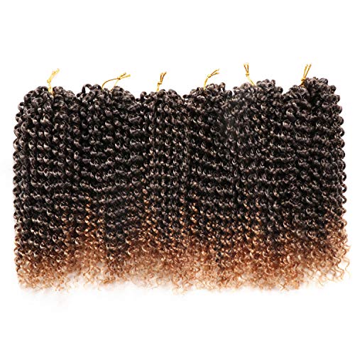 תשוקה טוויסט שיער - 6 חבילות 12 סנטימטרים מארליבוב סרוגה שיער ג ' רי מתולתל סרוגה שיער עבור שחור אישה
