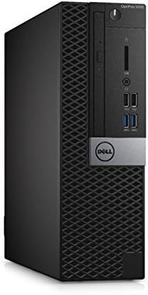 Dell H60K4 Optiplex 5050 שולחן עבודה של גורם צורה קטן, אינטל Core I5-7500, 8GB RAM, 500GB HDD, שחור