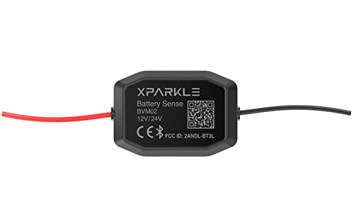 Xparkle bvm02 סוללה סוללה סוללה סוללה צג בריאות עם Bluetooth ואפליקציית טלפון