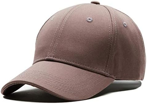 Yizhichu1990 גברים נשים כותנה רגילה כותנה מובנית כובע בייסבול מתכווננת 6 כובע פאנל