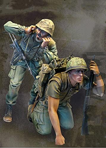 1/35 וייטנאם מלחמת ארהב צבא לחימה שרף חייל דגם ערכת/אינו מורכב ולא צבוע ערכת מיניאטורי