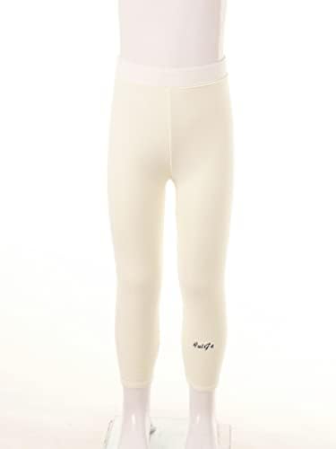 TTAO ילדים בנות בנים מכנסיים תרמיים Baselayer Sports Trits מכנסיים פעוט חמים מכנסיים ארוכים ריצה