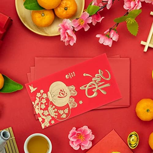 קיסאנג ' ל אדום ארנק אדום ארנק 42 יחידות 2023 סיני אדום מעטפות נייר כסף מנות ארנב שנה הונג באו לאביב