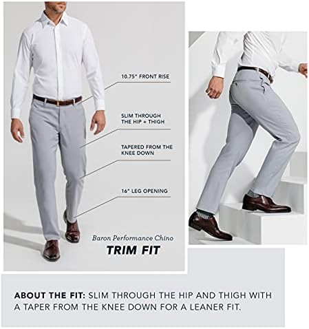 מיזן + מכנסיים מתאימים לגברים עיקריים של ברון צ ' ינו-מתיחה, קל משקל ומנדף לחות