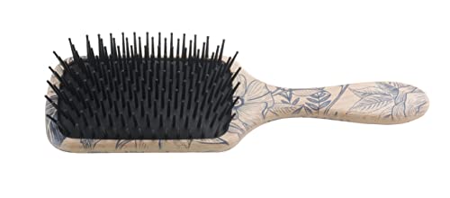 מברשת שיער משוט עץ סכום לומברד לנשים עם זיפים אנטי סטטיים